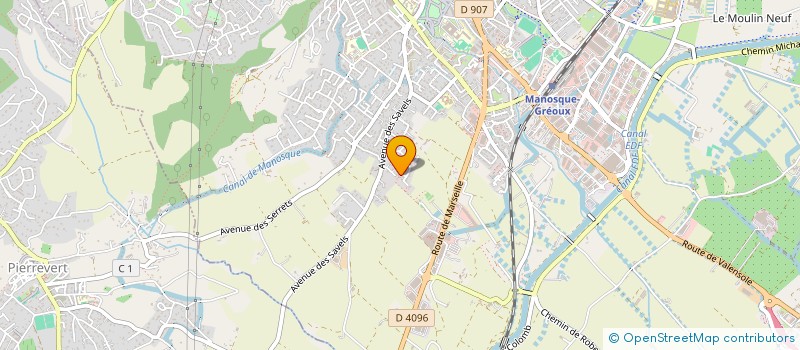 localisation de l'entreprise ABCOURTAGE à MANOSQUE