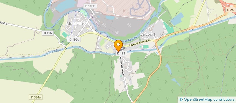 localisation de l'entreprise ABCP à VALCOURT