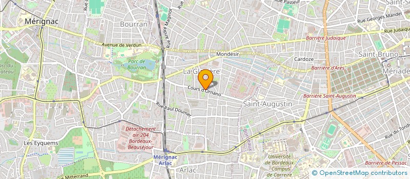 localisation de l'entreprise ABCP  MERIGNAC