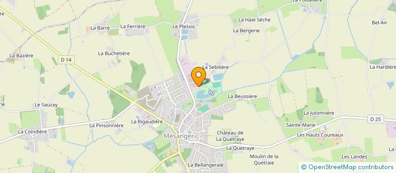 localisation de l'entreprise ABCP-ABS à MESANGER