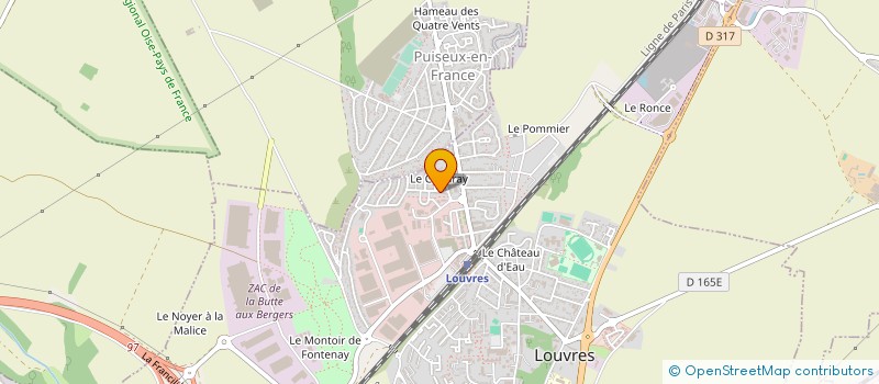 localisation de l'entreprise ABCP MENUISERIES à CERNAY