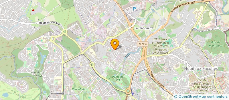 localisation de l'entreprise ABCP777 à MONTPELLIER