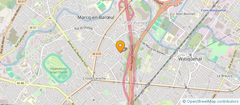 localisation de l'entreprise ABCS à MARCQ-EN-BARŒUL
