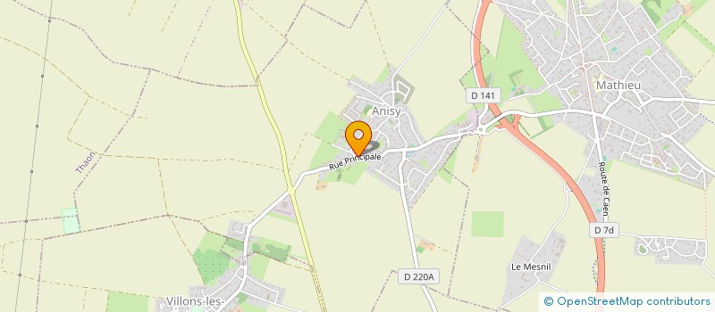 localisation de l'entreprise ABCS  ANISY