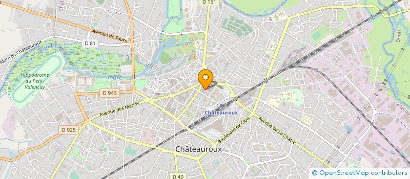 localisation de l'entreprise ABCS SECURITE à CHATEAUROUX