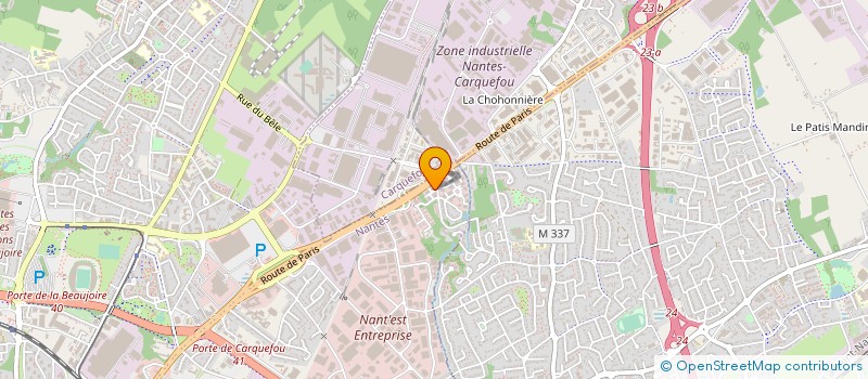 localisation de l'entreprise ABCSIS à NANTES