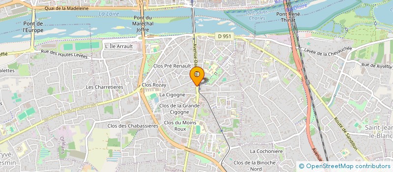localisation de l'entreprise ABCT à ORLEANS