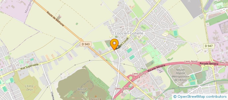 localisation de l'entreprise ABCVH  LOOS-EN-GOHELLE