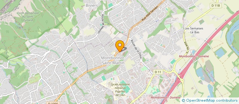 localisation de l'entreprise ABCYLONE  MONTBONNOT-SAINT-MARTIN