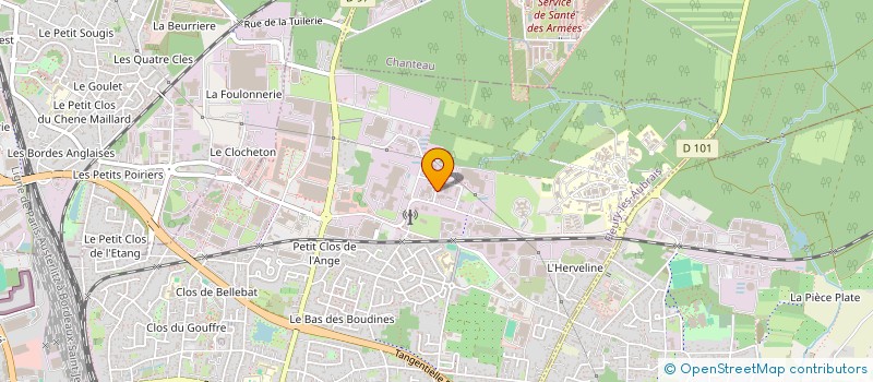 localisation de l'entreprise ABCYTEL à FLEURY-LES-AUBRAIS