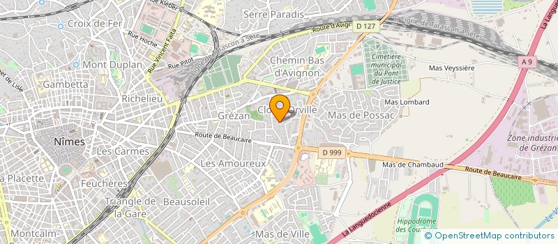 localisation de l'entreprise ABCYZ  NIMES