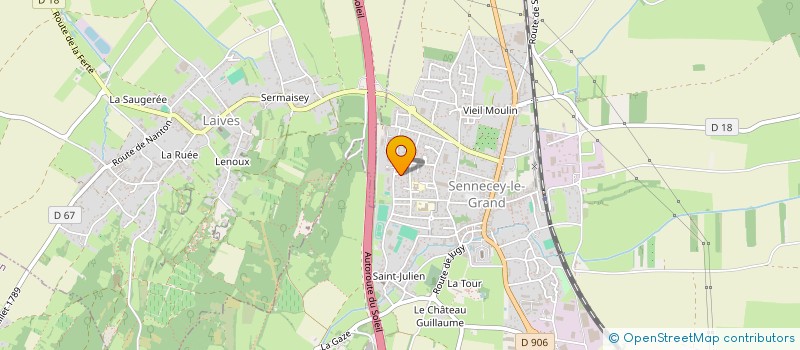 localisation de l'entreprise ABD à SENNECEY-LE-GRAND