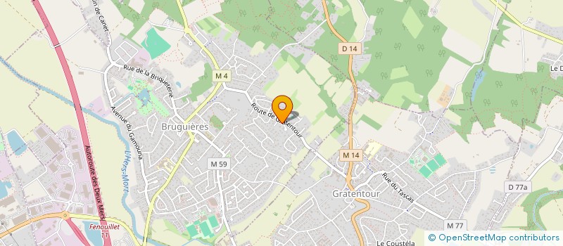 localisation de l'entreprise ABD  BRUGUIERES