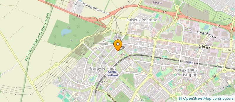 localisation de l'entreprise ABD  CERGY