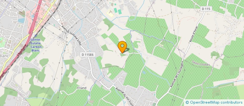 localisation de l'entreprise ABD à SAINTE-EULALIE