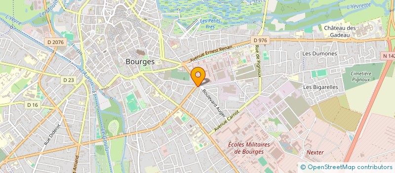 localisation de l'entreprise ABD ALLAH  BOURGES