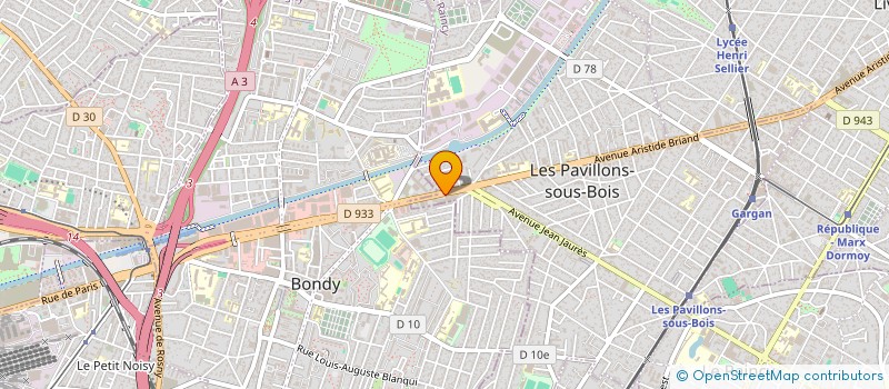 localisation de l'entreprise ABD AUTO à LES PAVILLONS-SOUS-BOIS