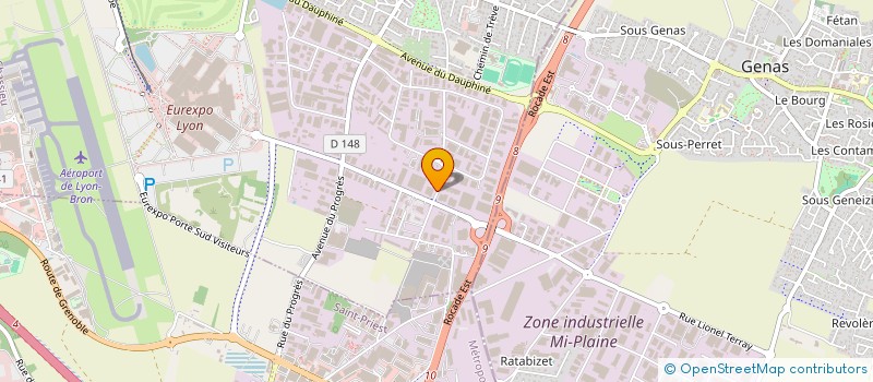 localisation de l'entreprise ABD AUTOS  CHASSIEU