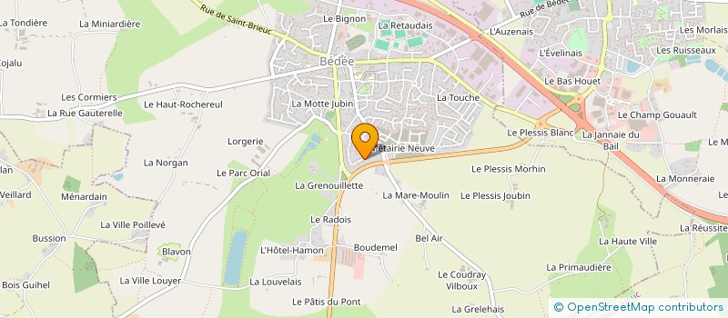 localisation de l'entreprise ABD CARRELAGE  BEDEE