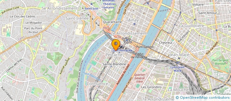 localisation de l'entreprise ABD CONSEIL à LYON
