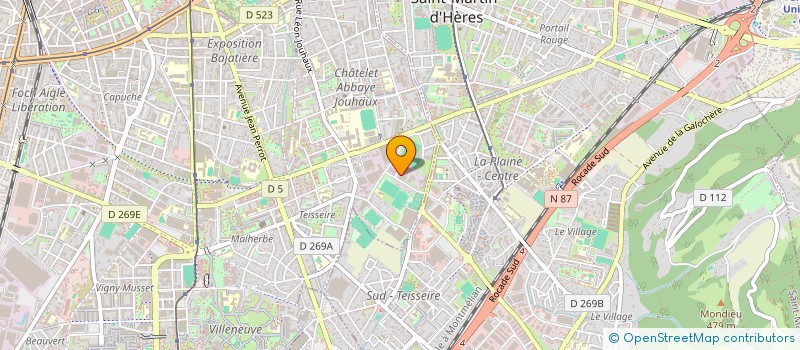 localisation de l'entreprise ABD CREUSES  GRENOBLE