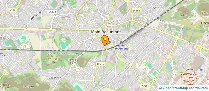 localisation de l'entreprise ABD DIFFUSION à HENIN-BEAUMONT