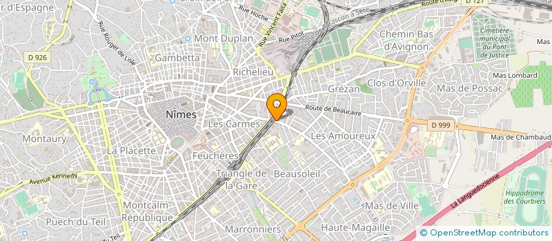 localisation de l'entreprise ABD DISTRI à LE CRES
