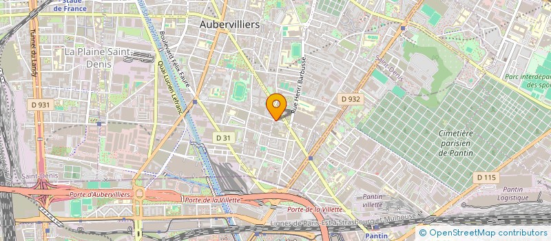 localisation de l'entreprise ABD EL GAWWAD à AUBERVILLIERS