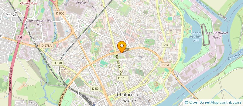 localisation de l'entreprise ABD ENERGIE à CHALON-SUR-SAONE