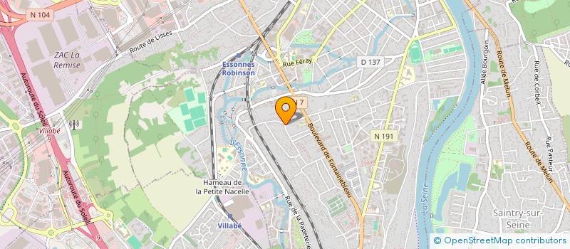 localisation de l'entreprise ABD GASSAUTO  CORBEIL-ESSONNES