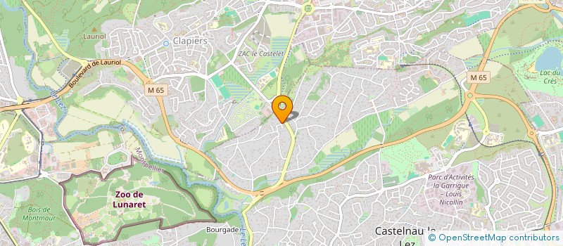 localisation de l'entreprise ABD IMMO  CASTELNAU-LE-LEZ