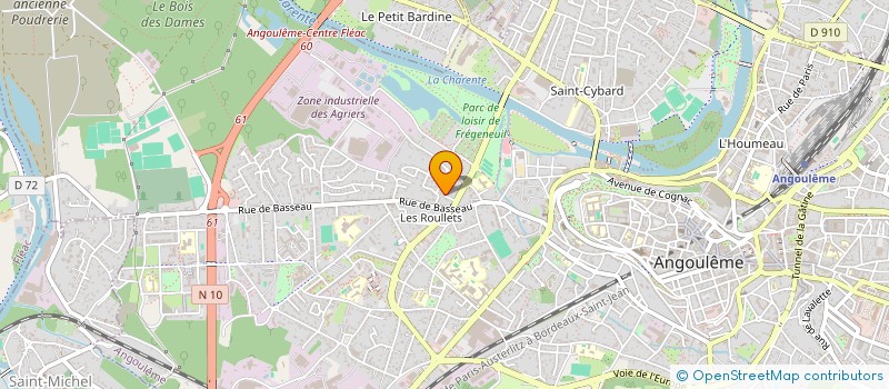 localisation de l'entreprise ABD IMMO GROUPE à ANGOULEME