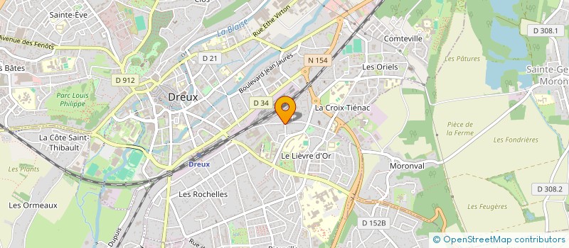 localisation de l'entreprise ABD IMPORT EXPORT à DREUX