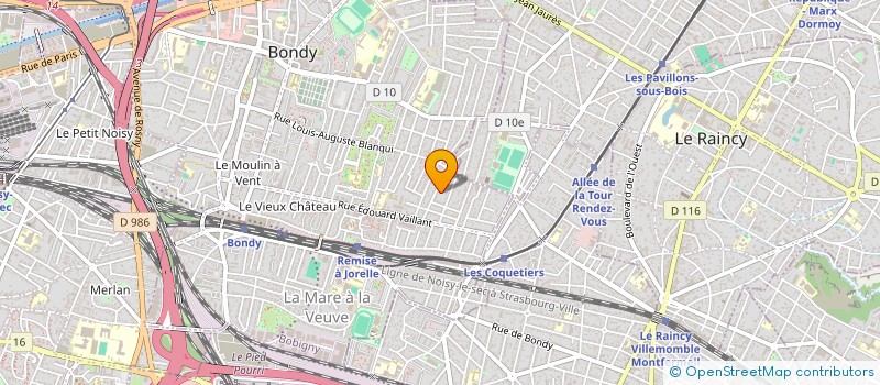 localisation de l'entreprise ABD INDUSTRIE  BONDY