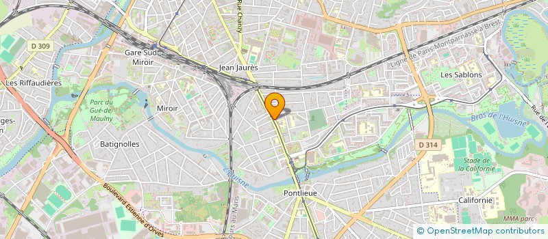 localisation de l'entreprise ABD NETTOYAGES à LE MANS