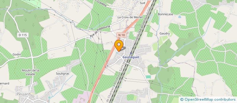 localisation de l'entreprise ABD PRO à GAURIAGUET
