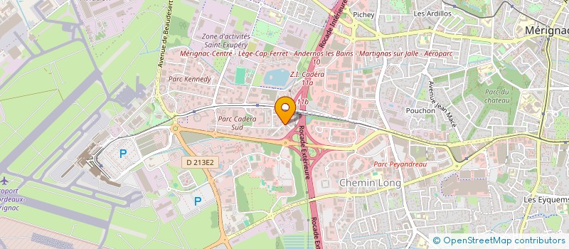 localisation de l'entreprise ABD RENOVATION  MERIGNAC