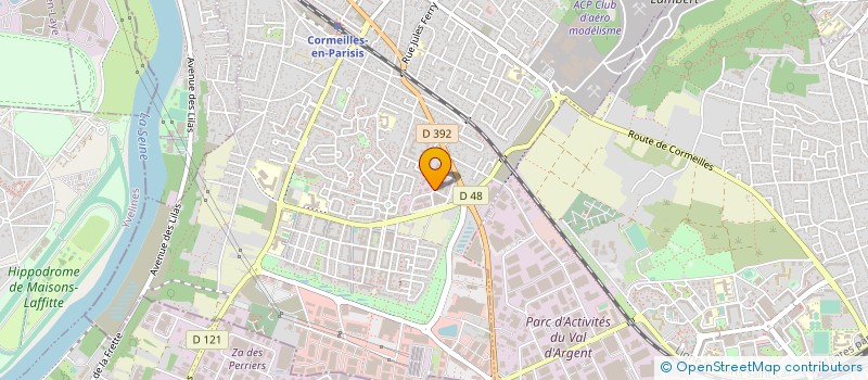 localisation de l'entreprise ABD STUDIO à CORMEILLES-EN-PARISIS