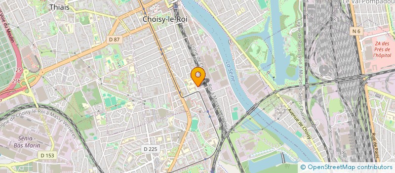 localisation de l'entreprise ABD TRANSPORT à CHOISY-LE-ROI