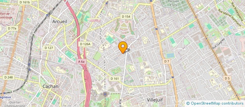 localisation de l'entreprise ABD TRANSPORT à VILLEJUIF