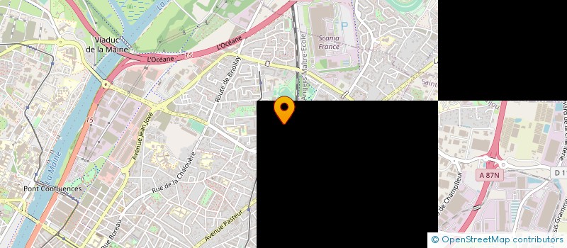 localisation de l'entreprise ABD TRANSPORT à ANGERS