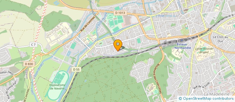 localisation de l'entreprise ABD TRANSPORTS  EVREUX