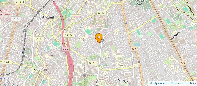 localisation de l'entreprise ABD TRANSPORTS  VILLEJUIF