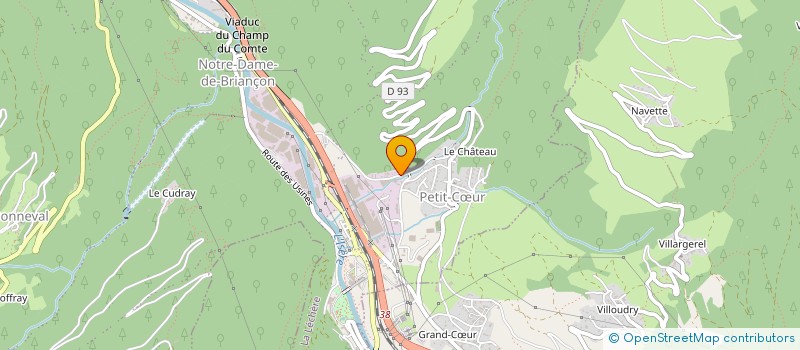 localisation de l'entreprise ABD VOYAGES  LA LECHERE