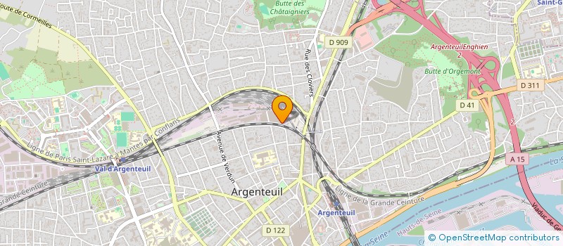 localisation de l'entreprise ABD95  ARGENTEUIL