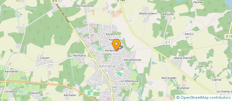 localisation de l'entreprise ABDAHOME à KERVIGNAC