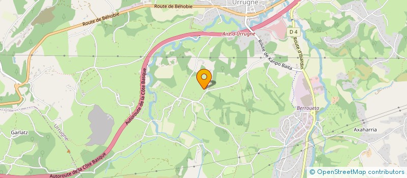 localisation de l'entreprise ABDALDY TAXI à URRUGNE