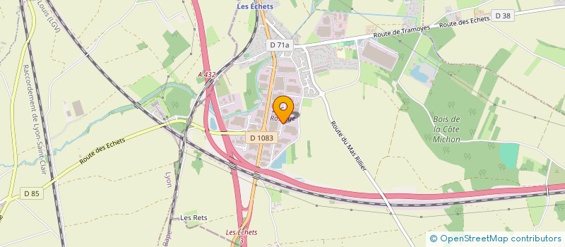localisation de l'entreprise ABDE à MIRIBEL