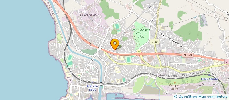 localisation de l'entreprise ABDE HOLDING  PORT-DE-BOUC