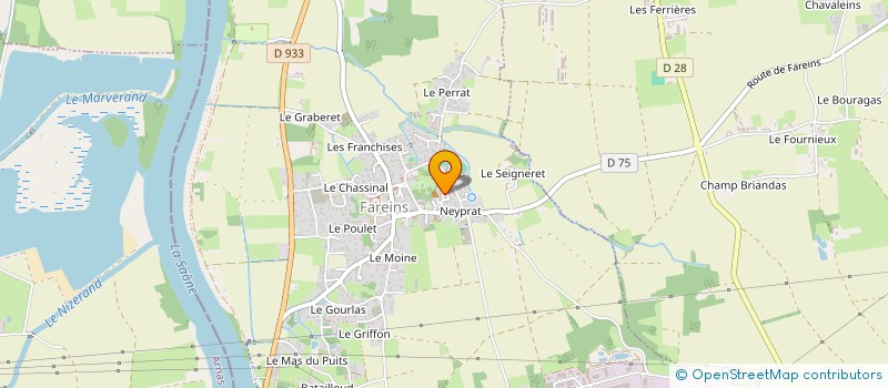 localisation de l'entreprise ABDE MAINTENANCE à FAREINS
